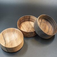 Bento en noyer du Périgord 3 niveaux