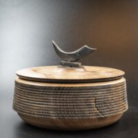 Boite en chêne et noyer - Pièce unique