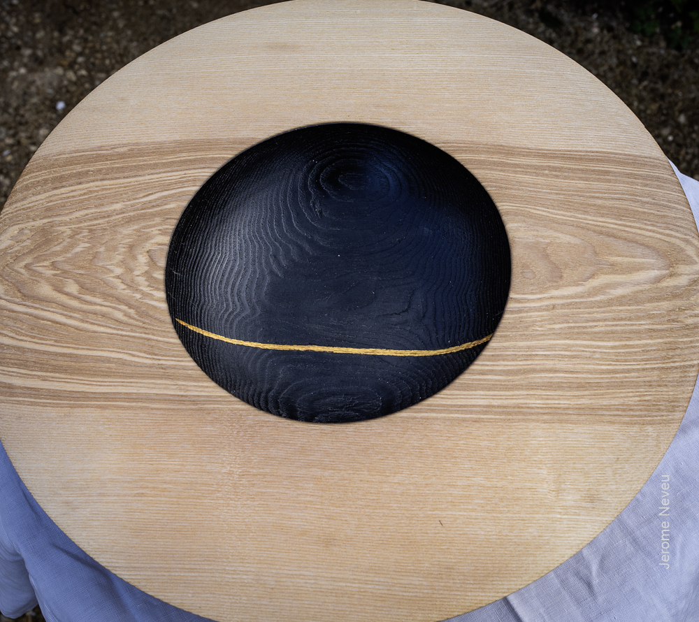 Vasque en frène Or et Feu